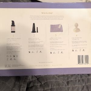 Skincare Set with Purple and Black Accents